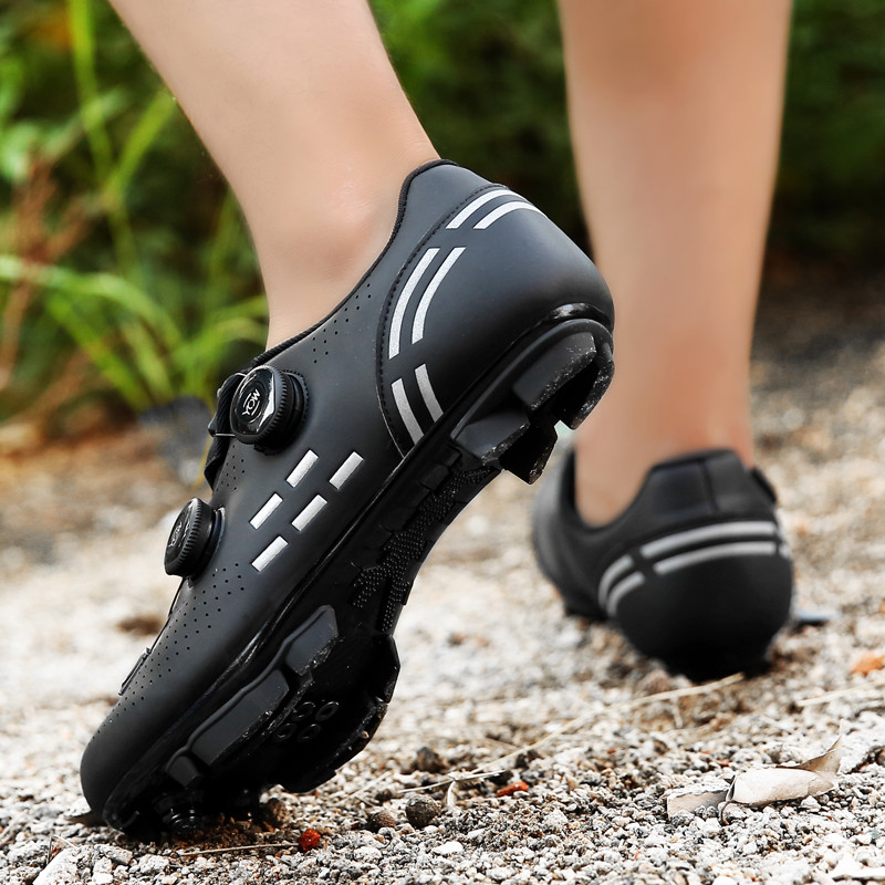 2023 m. dviračių sportiniai bateliai, MTB spaustukai, vyriški, anglies pluošto, sportiniai kalnų dviračių batai, SPD pedalai, moteriški, savaime užsifiksuojantys visureigių batai