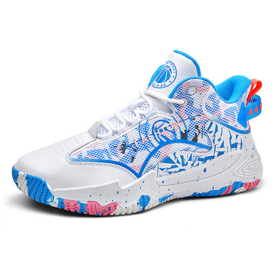 Jauni vīriešu kvalitatīvi basketbola apavi Elpojoši un ērti bērnu sporta apavi Vīriešu āra basketbola apavi