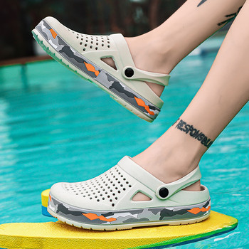 Унисекс Модни плажни сандали Чехли с дебела подметка Водоустойчиви противоплъзгащи сандали Джапанки за жени Мъже