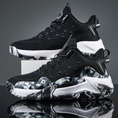 Visoka muška košarkaška tenisica na vezanje Muška prozračna visokokvalitetna košarkaška tenisica velika 39-48