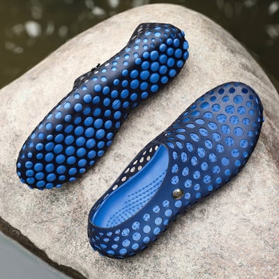 SENAGE Új nyári uniszex szandálok csúszásmentes klumpák Kerti Cipők Női Könnyű Puha Zselés Cipők Papucsok Férfi Strand Lapos Vízi Cipők