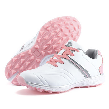Νέα γυναικεία παπούτσια γκολφ αδιάβροχα ελαφριά γυναικεία αθλητικά παπούτσια γκολφ για περπάτημα Ροζ μπλε άνετα γυμναστήρια γκολφ για γυναίκες