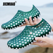 JIEMIAO vasaras unisex pludmales sandales vīriešiem un sievietēm basām kājām pludmales ūdens apavi koka tupelēm dārza apavi Viegli, ērti želejveida apavi