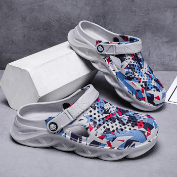 Унисекс летни сандали за открито Мъжки модни чехли на платформа Дамски плажни обувки Eva Sole Slide Sanda