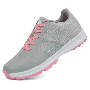 Дамски професионални обувки за голф Кожени спортни маратонки за голф Дамски обувки за голф Водоустойчиви обувки за голф Маратонки Бели