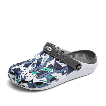Сандали унисекс Външни плажни обувки Мъжки чехли с дупки Водни обувки Мъжки сандалии Сабо Дамски градински водни обувки Летни леки