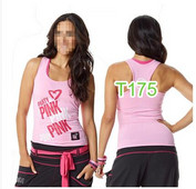 Nauji moteriški viršutiniai drabužiai , medvilniniai drabužiai , liemenės , moteriški rūbai Dance Outside Tank racerback 175