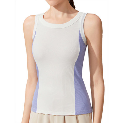 Moterų laisvalaikio liemenė be rankovių, treniruočių, bėgimo jogos sportinės viršutinės dalies mados, kūno rengybos, sportinės kempingo viršūnės