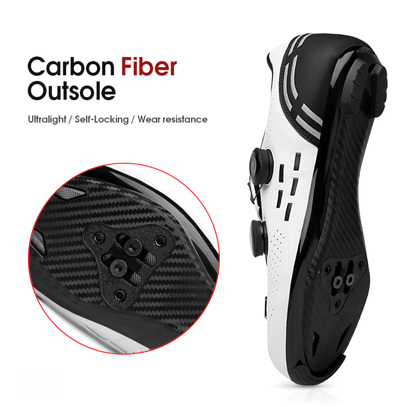 Karbonske MTB biciklističke cipele s bitvama Muške cipele za cestovne bicikle Ravne tenisice za trke Ženske brdske biciklističke SPD obuća za klipove