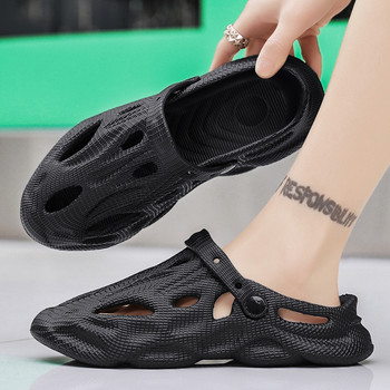 Ανδρικές παντόφλες slip-on flats τσόκαρα Αναπνεύσιμα σανδάλια παραλίας Ελαφριά αδιάβροχα, αντιολισθητικά, ανθεκτικά σανδάλια