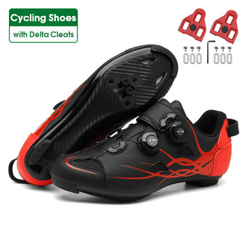 2022 Speed Cycling Shoes Cleats Men Road Bike Sneaker Carbon Ultralight Bicycle Shoes Women Racing MTB Shoes SPD Self-Locking