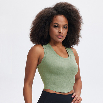 SHINBENE Laisvalaikis Lengvas Smooth Feel Sportas, Fitnesas, Moterų viršutinės prakaito sportinės treniruotės sporto salės bėgimo liemenė