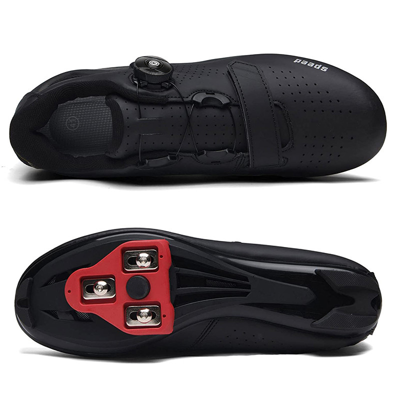 Šosejas velosipēdistu apavi ar pedāli vīriešiem sporta sacīkšu MTB riteņbraukšanas apavi sievietēm ātruma velosipēda čības kalnu riteņbraukšanas spd zābaki