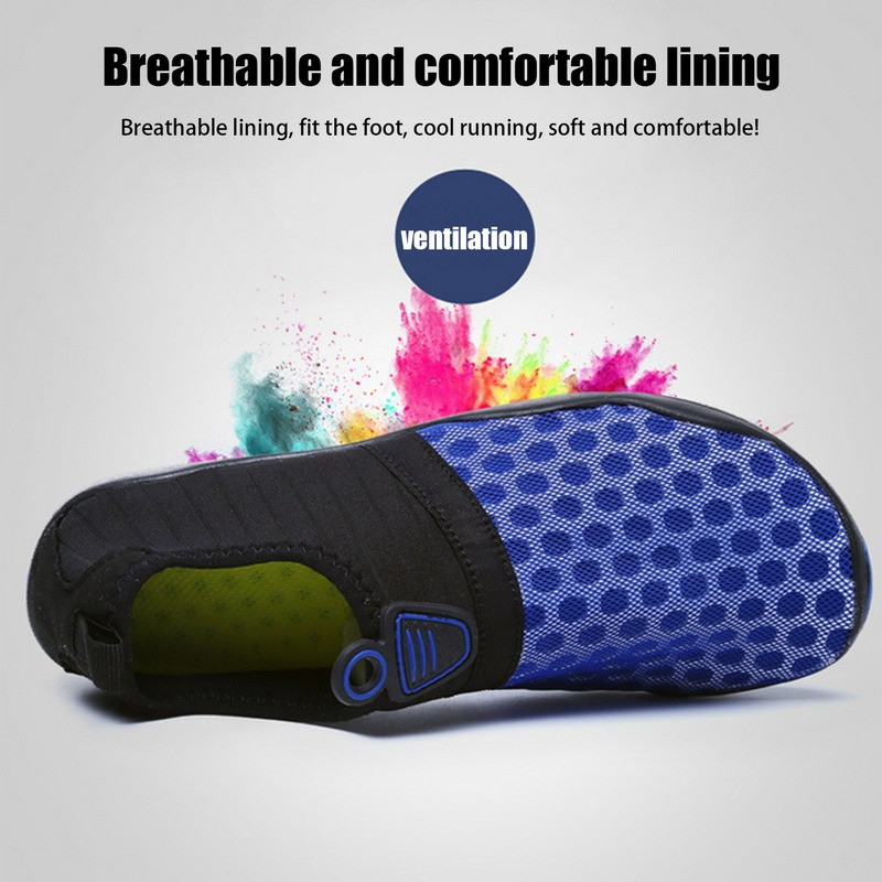 Унисекс водни неплъзгащи се маратонки обувки плувни чорапи за гмуркане летни аква плажни сандали плоски обувки морски чорапи чехли за мъже жени