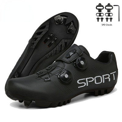 Unisex Riteņbraukšanas Apavi Vīriešu Mtb Apavi Sacīkšu Velosipēdu Apavi Pašbloķējošie Ātruma Velosipēdi Sievietēm Spd Skavas Mountain Road Zapatillas Mtb