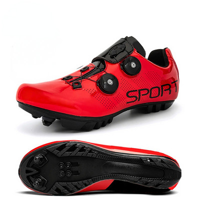 Unisex Riteņbraukšanas Apavi Vīriešu Mtb Apavi Sacīkšu Velosipēdu Apavi Pašbloķējošie Ātruma Velosipēdi Sievietēm Spd Skavas Mountain Road Zapatillas Mtb