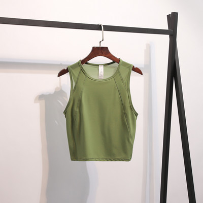 Korėjos pilateso palaidinės, moteriškos tinklinės jogos marškinėliai, liemenės, greitai džiūstančios, sportinės, sportinės, kūno rengybos, palaidinės, marškinėliai be rankovių