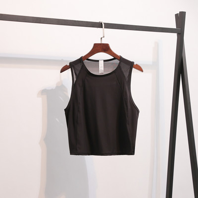 Korėjos pilateso palaidinės, moteriškos tinklinės jogos marškinėliai, liemenės, greitai džiūstančios, sportinės, sportinės, kūno rengybos, palaidinės, marškinėliai be rankovių