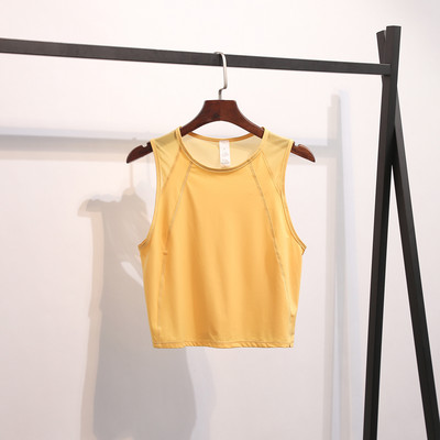 Korėjos pilateso palaidinės, moteriškos tinklinės jogos marškinėliai, liemenės, greitai džiūstančios, sportinės, sportinės, kūno rengybos, palaidinės, marškinėliai be rankovių