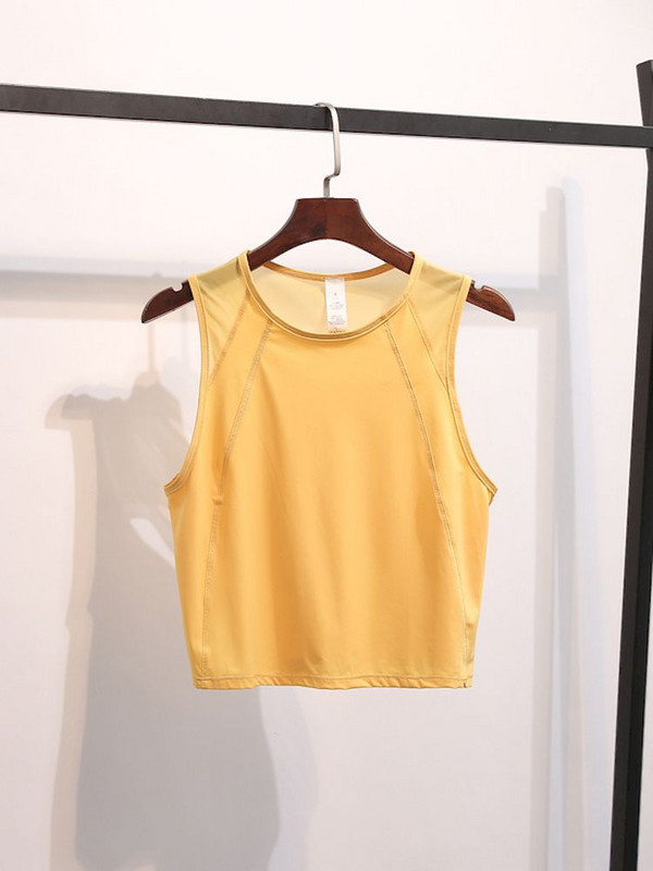 Korėjos pilateso palaidinės, moteriškos tinklinės jogos marškinėliai, liemenės, greitai džiūstančios, sportinės, sportinės, kūno rengybos, palaidinės, marškinėliai be rankovių