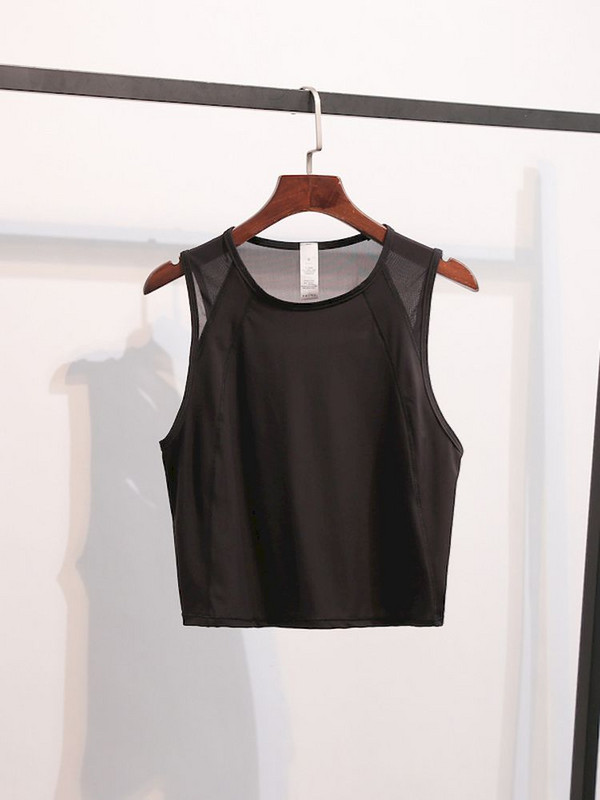 Korėjos pilateso palaidinės, moteriškos tinklinės jogos marškinėliai, liemenės, greitai džiūstančios, sportinės, sportinės, kūno rengybos, palaidinės, marškinėliai be rankovių