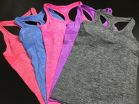 5 színben elnyelő verejték gyorsan száradó professzionális szexi párnázott sportcipő felső mellény melltartó, vezeték nélküli futó alsónemű nőknek