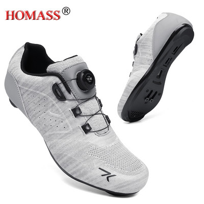 Plento dviračių avalynė Mtb sportbačiai Plokščias apkabos dviračių batai greičio lenktynių avalynė kvėpuojanti triatlono kalnų dviračių sportbačiai Spd