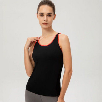 Ujjatlan sport jóga póló futó felső tank női fitnesz blúz póló edzéshez Racerback Active Tops Női edzőmellény