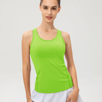 Ujjatlan sport jóga póló futó felső tank női fitnesz blúz póló edzéshez Racerback Active Tops Női edzőmellény