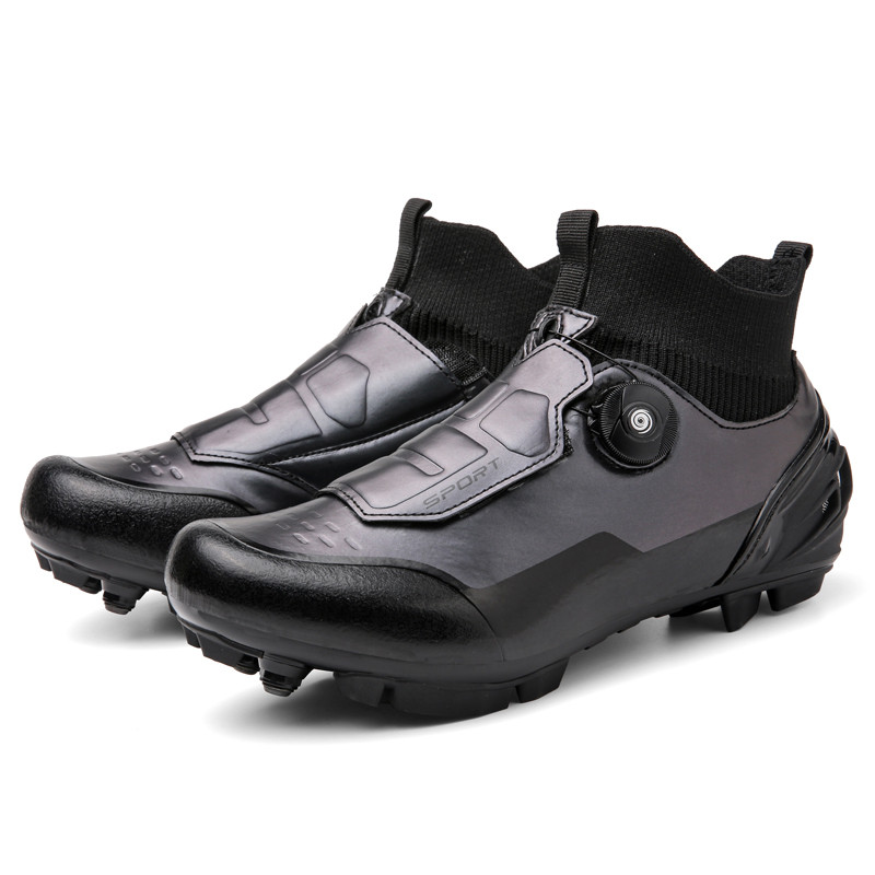 Téli Mountain Bike Cipők Férfi Kerékpáros Sneaker MTB Önzáró Cleat Speed Országúti Kerékpárcipők Női Verseny SPD Kerékpáros lábbelik