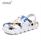 SENAGE Outdoors Σανδάλια παραλίας Καλοκαιρινή Ανδρική Μόδα Σανδάλια Ψαρέματος EVA Τσόκαρα Κήπου Ανδρικά Αθλητικά Παντόφλες Zapatos Hombre