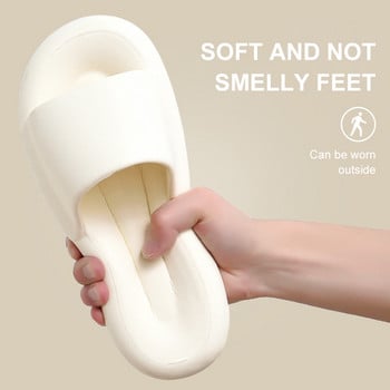 Νέες παντόφλες Cloud Soft EVA Couple Home Outdoor Slipper Summer Beach Unisex Παπούτσια κρεβατοκάμαρας Γυναικείες σαγιονάρες Σανδάλια με χοντρό κάτω μέρος