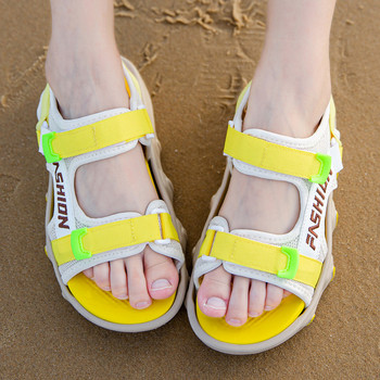 Горещи разпродажби Лятна мода Жълти плажни сандали Мъжки сандали с дишаща платформа Неплъзгащи се Мъжки удобни дамски сандали Сандалии