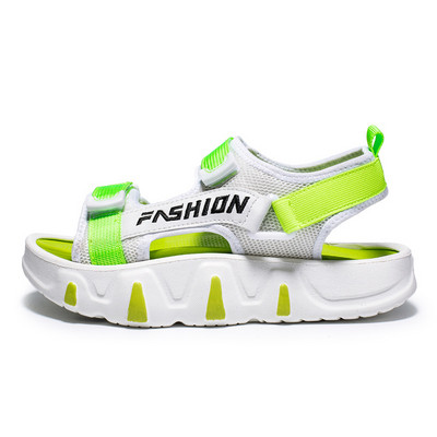 Akciós nyári divat Sárga Strandszandál Férfi Légáteresztő Platform csúszásmentes Szandál Férfi Kényelmes Női Szandál Szandálok