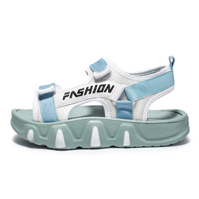 Akciós nyári divat Sárga Strandszandál Férfi Légáteresztő Platform csúszásmentes Szandál Férfi Kényelmes Női Szandál Szandálok