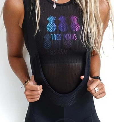 „Tres Pinas“ dviračių sporto apatiniai apatiniai apatiniai apatiniai moteriški bėgimo dviračių apatiniai vasariniai MTB kelyje kvėpuojantys tinkliniai dviračių apatiniai marškinėliai