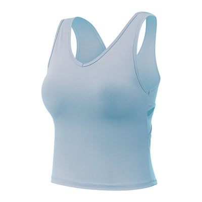 Mermaid Curve suvine uus spordivest naiste jõusaal Seksikas seljaga ristkülikukujuline naiste varrukateta kiirelt kuivavad treeningtopid rinnapatjaga