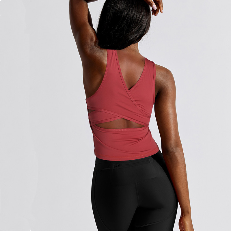 Mermaid Curve suvine uus spordivest naiste jõusaal Seksikas seljaga ristkülikukujuline naiste varrukateta kiirelt kuivavad treeningtopid rinnapatjaga