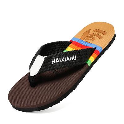 2023 Hot Summer Rainbow Φτηνές παντόφλες παραλίας Ανδρικές Μόδα ελαφριές ανδρικές σαγιονάρες για εξωτερικούς χώρους Άνετες αντιολισθητικές ανδρικές παντόφλες