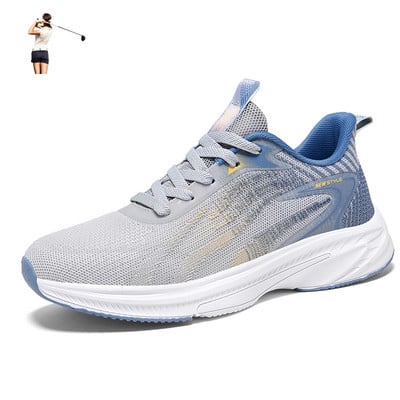 Дамски обувки за голф с добро качество, дишащи обувки за спортни тренировки за момичета, маратонки за голфър на открито, маратонки за ходене на трева