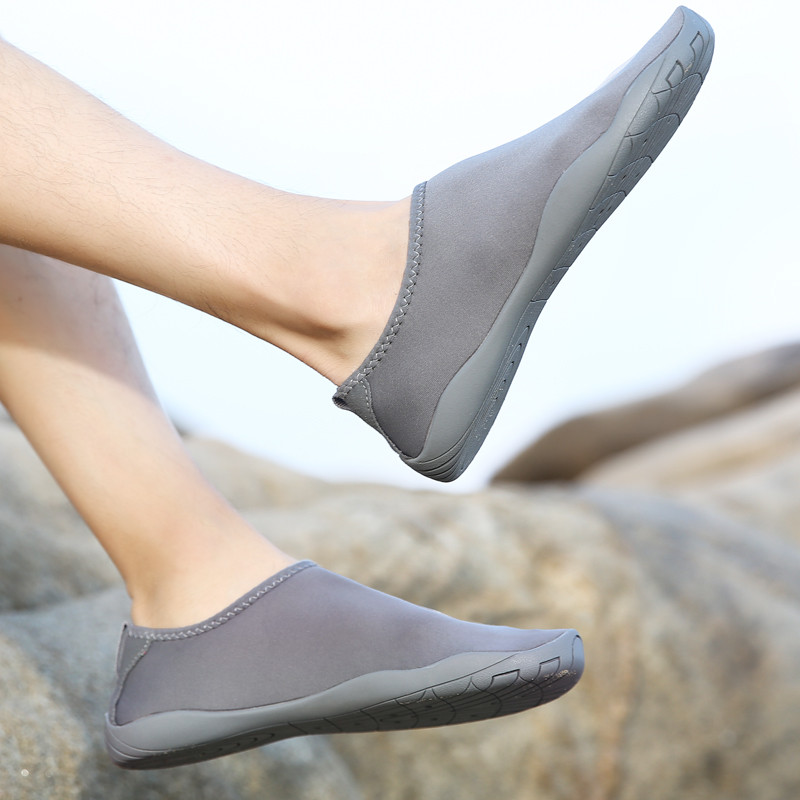 Rozā ūdens apavi sievietēm ūdens apavi vīriešiem melni basām kājām āra pludmales sandales augštecē, neslīdoši niršanas čības upē