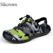 Klompe Tenisice za muškarce Sandale Ležerne cipele EVA lagane crne šarene cipele s grafitima za ljeto na plaži Zapatos Hombre 2023