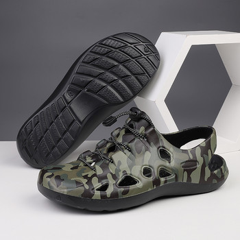 Τσόκαρα αθλητικά παπούτσια για άνδρες Σανδάλια casual παπούτσια EVA ελαφριά μαύρα πολύχρωμα παπούτσια γκράφιτι για την καλοκαιρινή παραλία Zapatos Hombre 2023