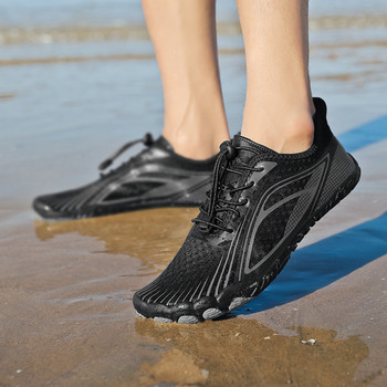 Дишащи водни обувки за жени, мъже, акваплаж, сърф, неплъзгащи се нагоре по течението, бързосъхнещи, удобни, еластични, боси, газене, плуване