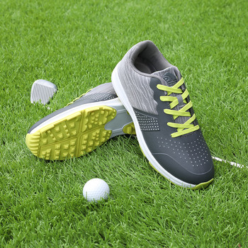 Мъжки обувки за голф Тренировка без шипове Маратонки за голф против приплъзване Мъжки професионални спортни обувки
