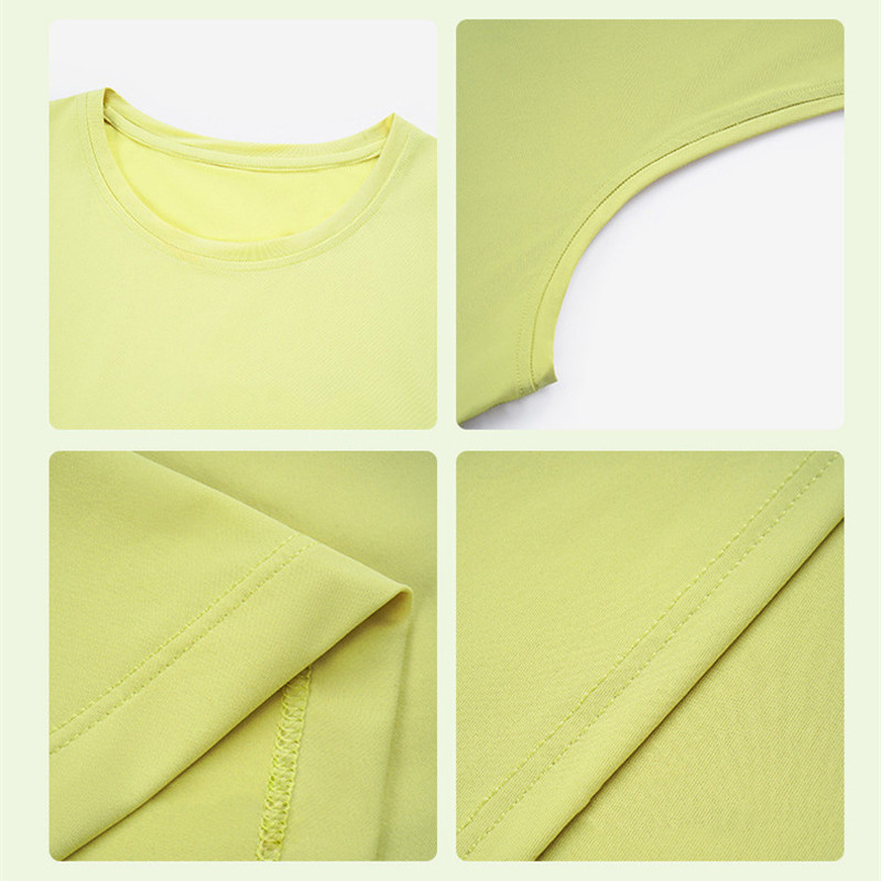 SHINBENENc új női nyári légáteresztő hálós termék hasított laza sportmellény Női sport fitnesz jóga felső