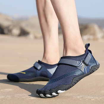 Μεγάλο μέγεθος 47 Μαύρα παπούτσια Aqua Runners Five Finger Aqua Παπούτσια Γρήγορης Στέγνωσης Ανδρικά Γυναικεία Αθλητικά Παπούτσια παραλίας που αναπνέουν αντιολισθητικά