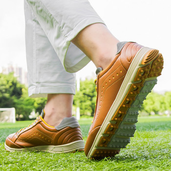 Ανδρικά παπούτσια γκολφ για προπόνηση Spikeless Νέα παπούτσια γκολφ για άνδρες Γκολφέρ σε εξωτερικούς χώρους φορούν ελαφριά αθλητικά παπούτσια για περπάτημα ανδρικά