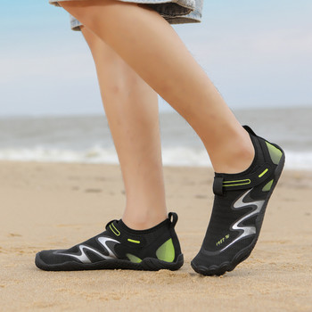 Aqua Green Dress Shoes for Men Aqua Shoes Barefoot Swimming Shoes Women Upstream Brea Sneakers Плажни сандали Quick-Dry Diving Gym