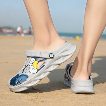Летни сабо за мъже Класически мъжки сандали Дишащи спортни плажни сандали на открито Мъжки меки чехли Eva Сандалии Обувки 45